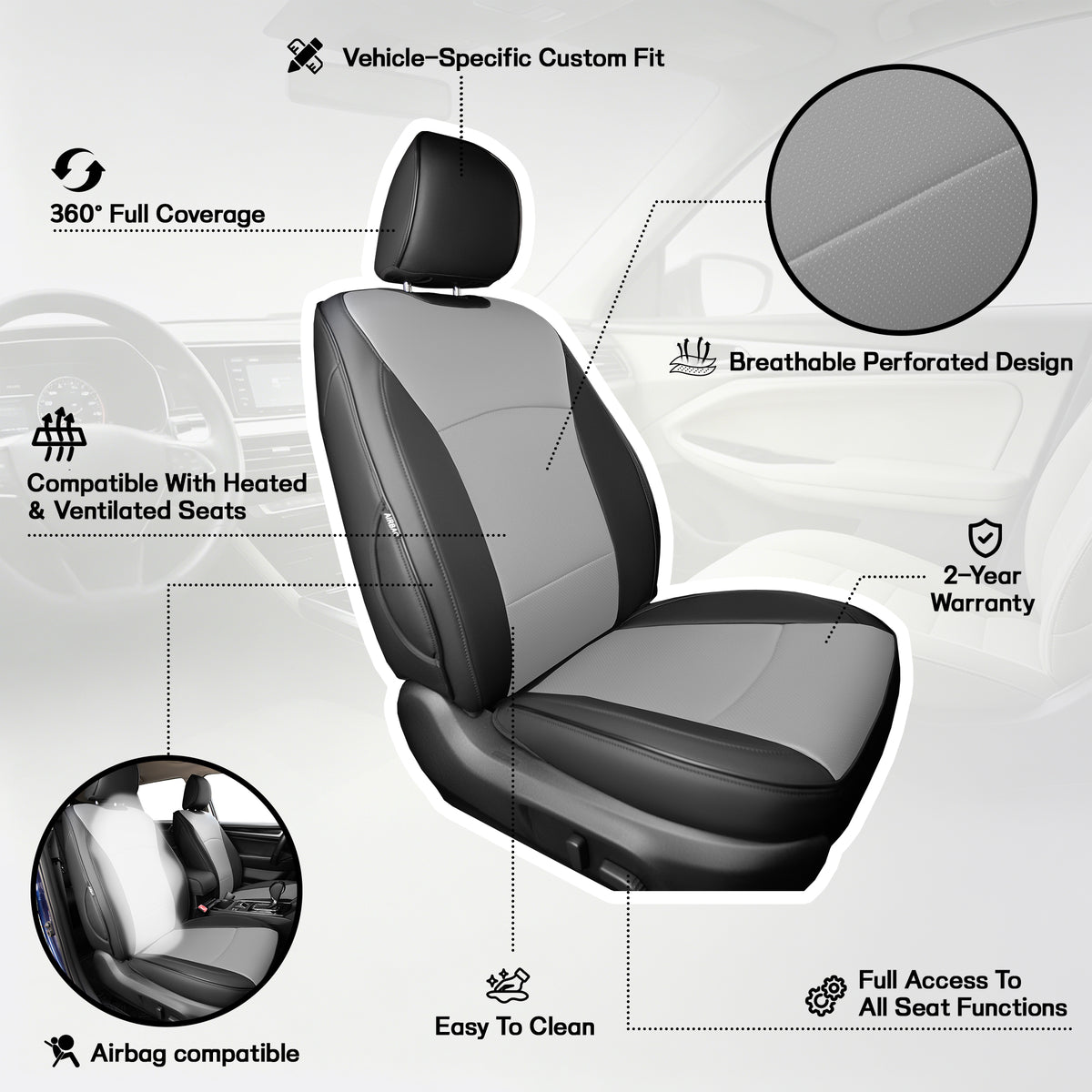 Subaru Outback Seat Covers | Custom-Fit | HKZAuto