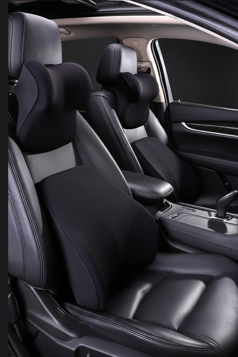 2026 Car Neck Pillow&Lumbar Support Pillow | Custom-Fit | HKZAuto