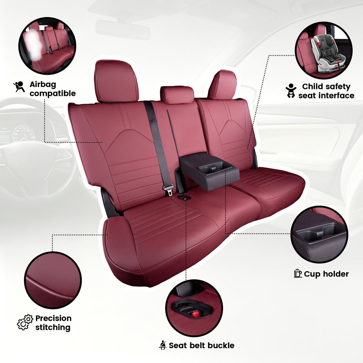 Toyota Highlander Seat Covers | Custom-Fit | HKZAuto