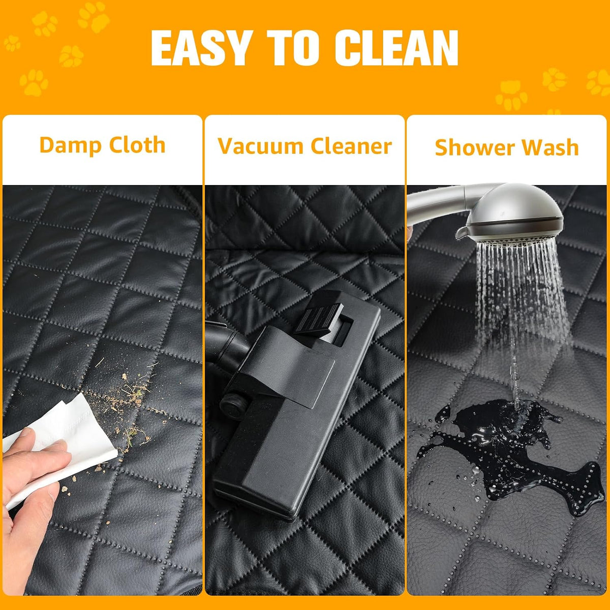 SUV Cargo Liner for Dogs, Trunk Cover with Bumper Flap Protector