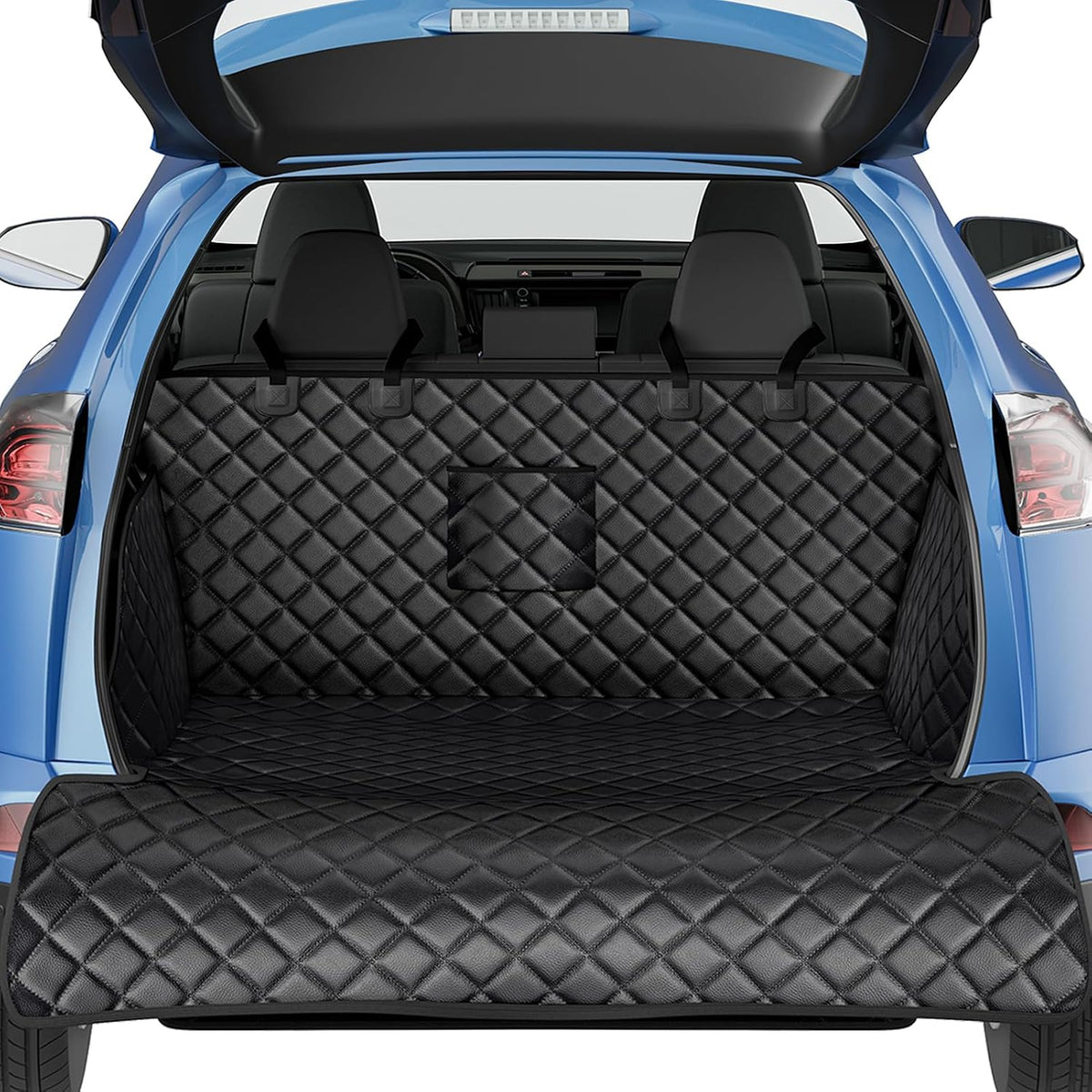 SUV Cargo Liner for Dogs, Trunk Cover with Bumper Flap Protector