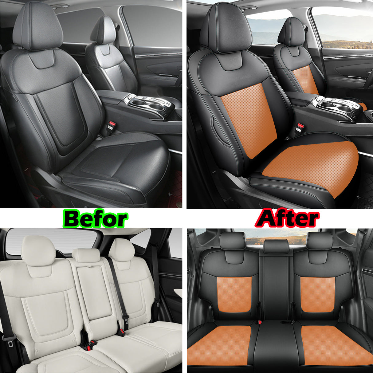 Hyundai Tucson Seat Covers | Custom-Fit | HKZAuto