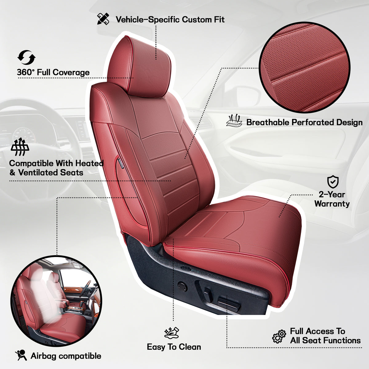 Toyota Tundra Seat Covers | Custom-Fit | HKZAuto