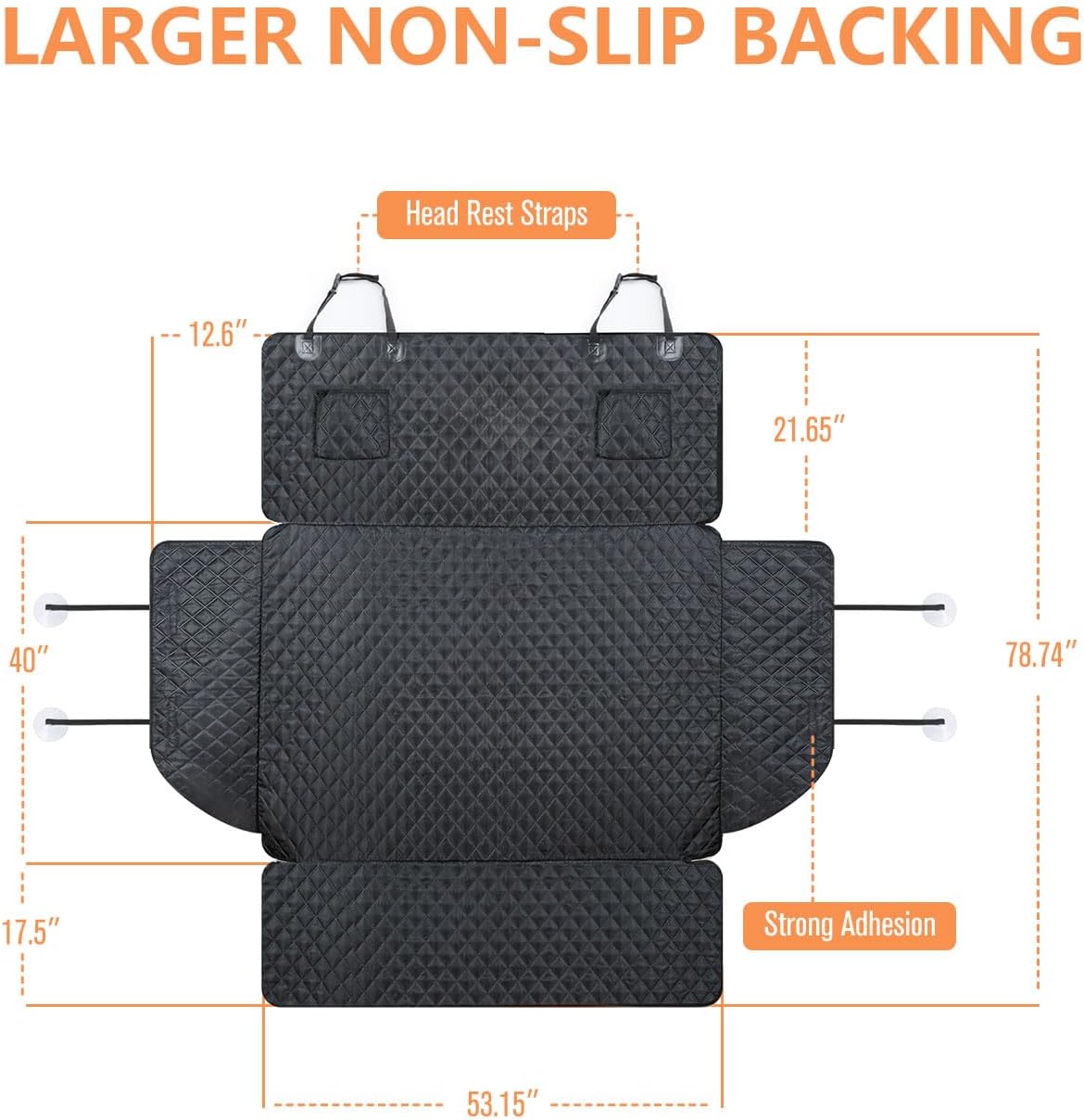 SUV Cargo Liner for Dogs, Trunk Cover with Bumper Flap Protector