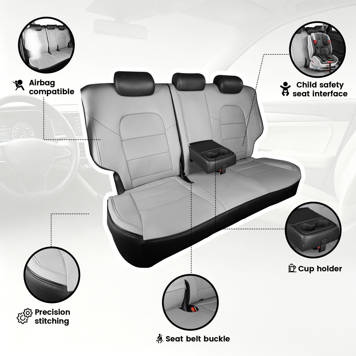 Hyundai Tucson Seat Covers | Custom-Fit | HKZAuto
