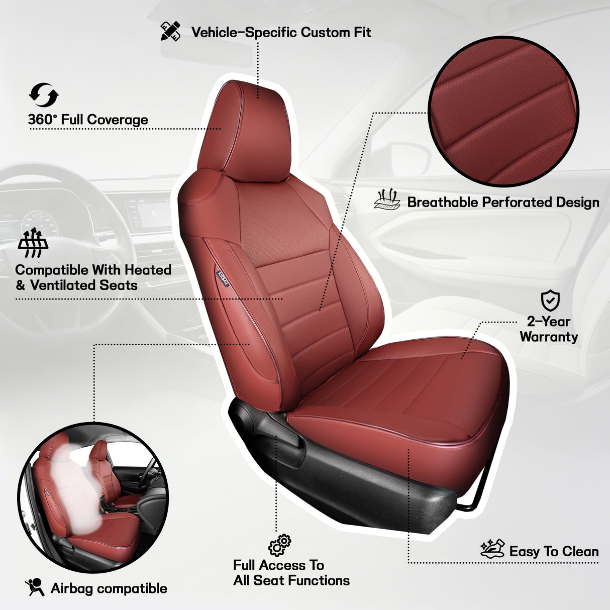Toyota Corolla Seat Covers | Custom-Fit | HKZAuto