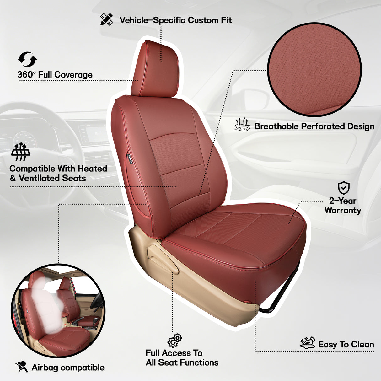 Toyota Corolla Seat Covers | Custom-Fit | HKZAuto