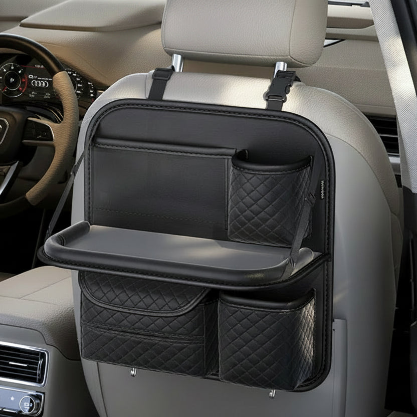 Universal Car Backseat Organizer | Foldable Tray&Tablet Holder | HKZAuto