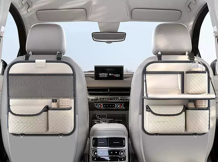 Universal Car Backseat Organizer | Foldable Tray&Tablet Holder | HKZAuto