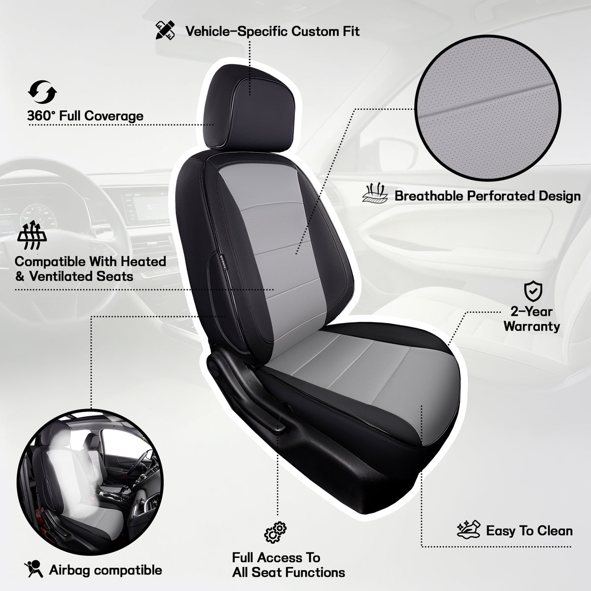 Chevrolet Equinox Seat Covers | Custom-Fit | HKZAuto