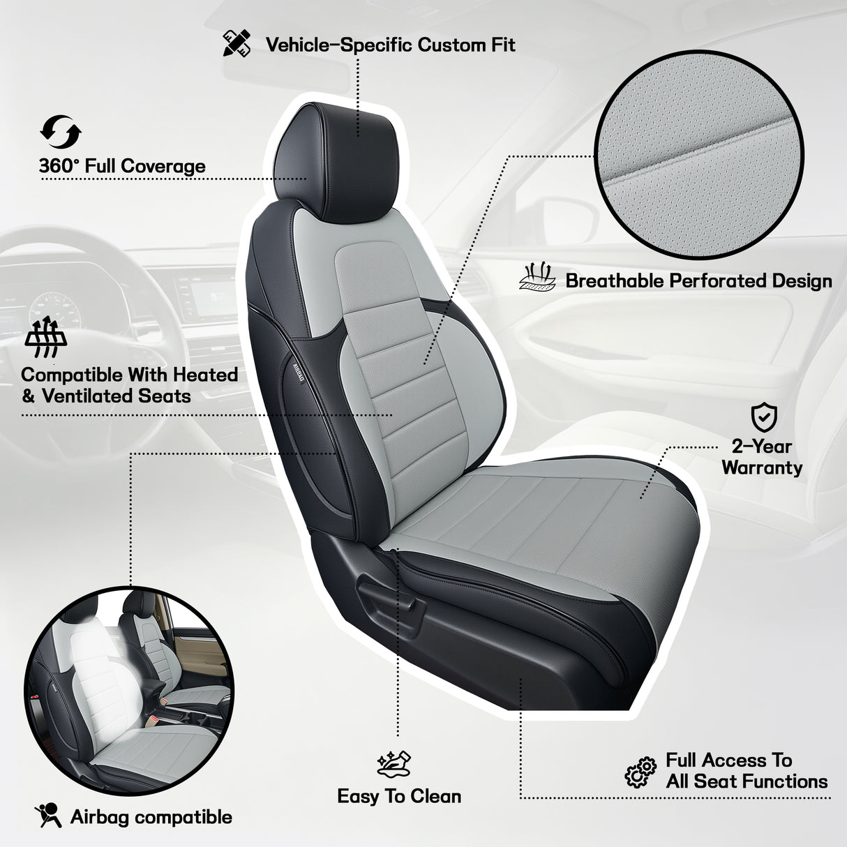 Honda CR-V Seat Covers | Custom-Fit | HKZAuto