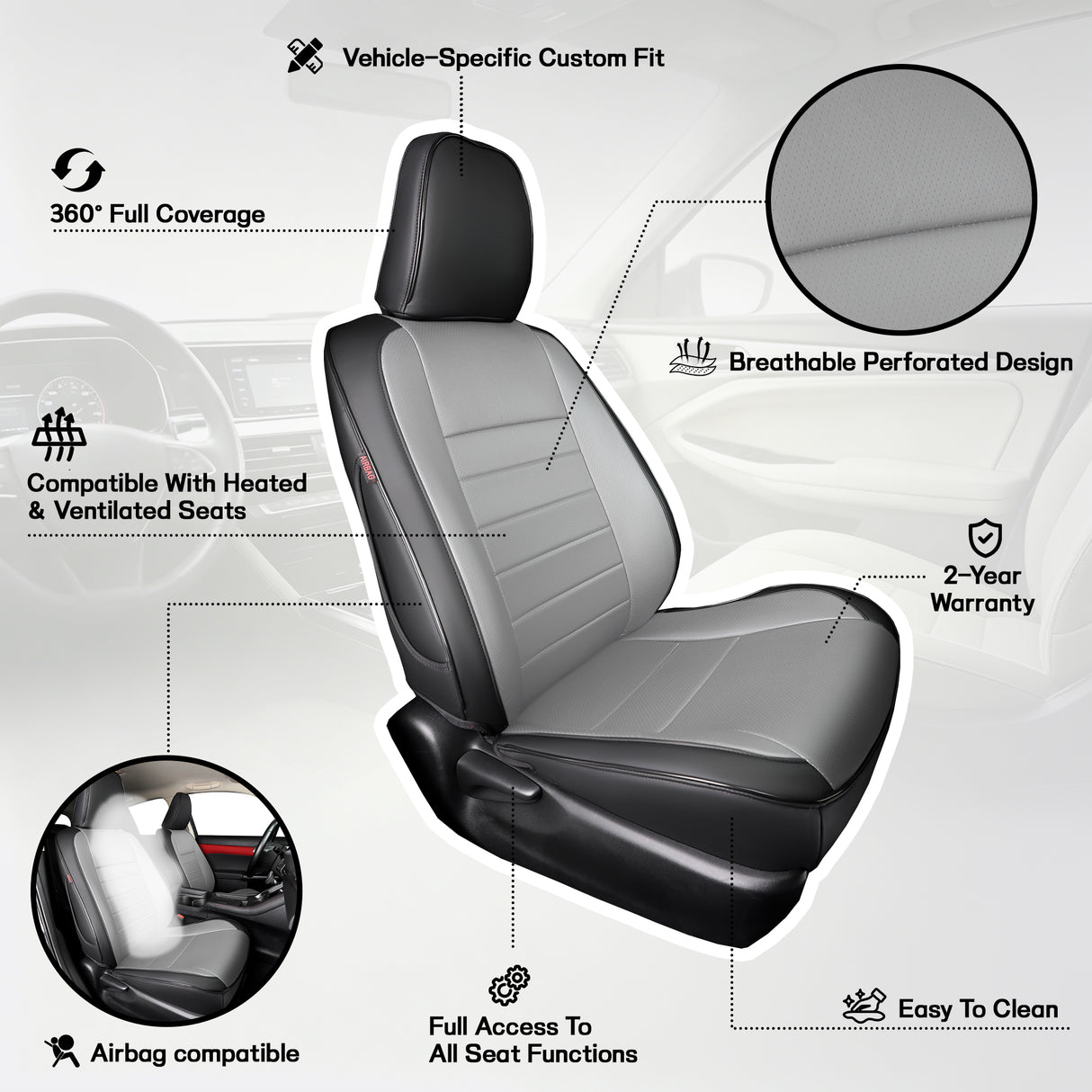 Lexus CT 200h Seat Covers | Custom-Fit | HKZAuto
