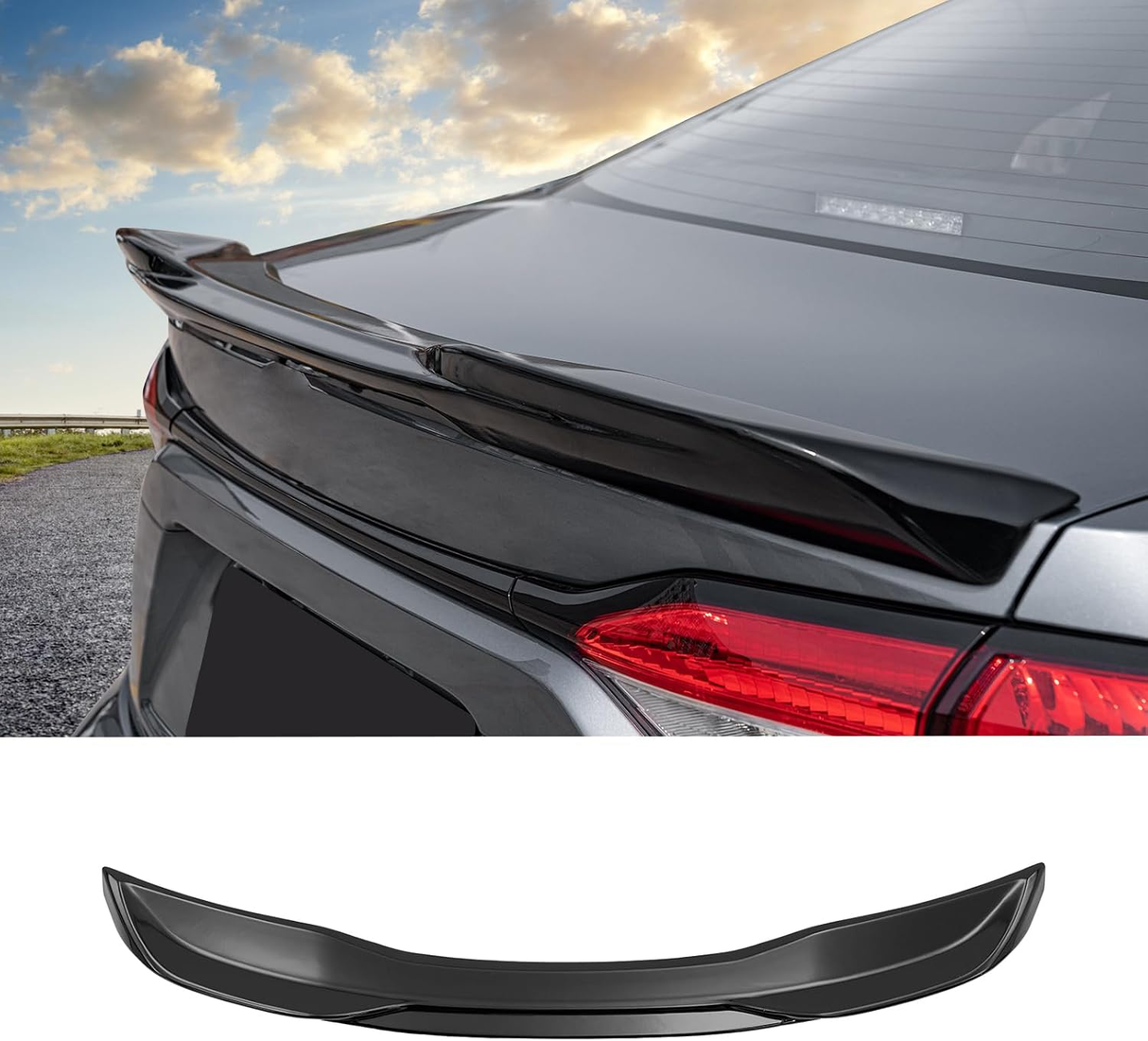 Toyota Corolla Rear Roof/Trunk Spoiler | Window Wing Lip | HKZAuto