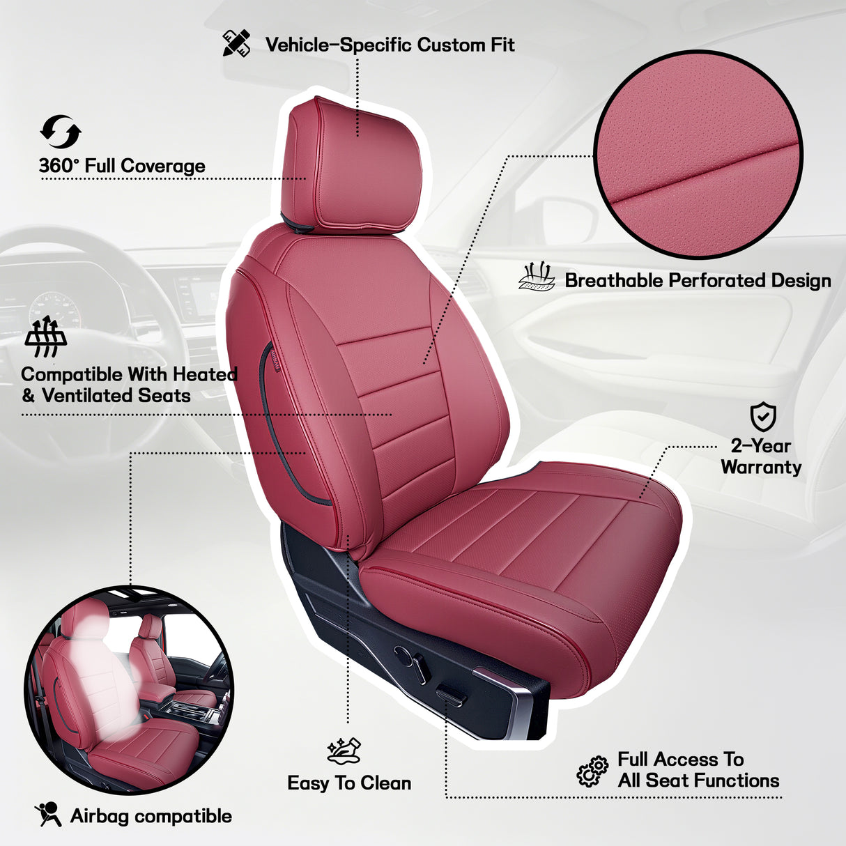 Ford F-150 Seat Covers | Custom-Fit | HKZAuto