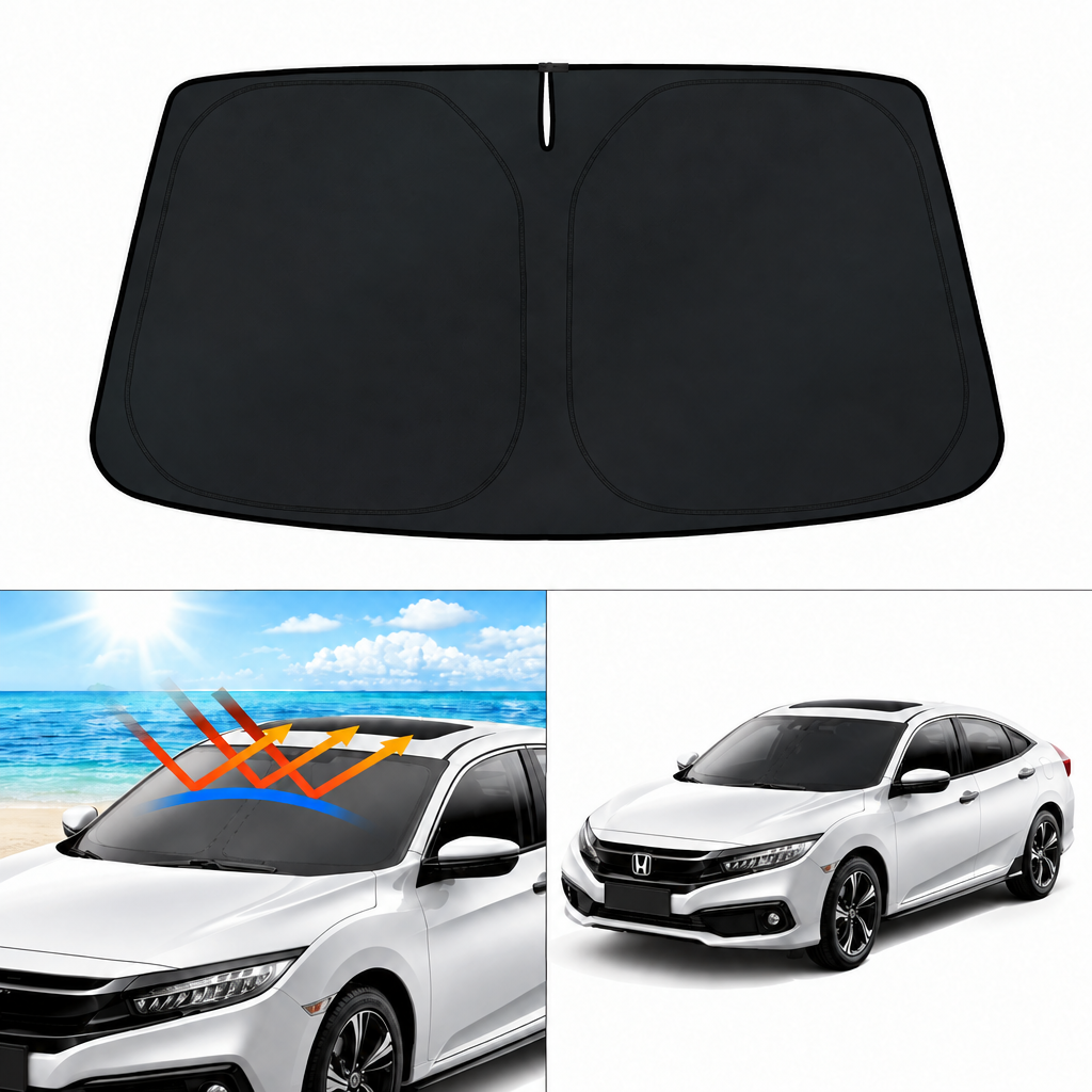 Honda Civic Windshield Sun Shade | Custom-Fit | HKZAuto