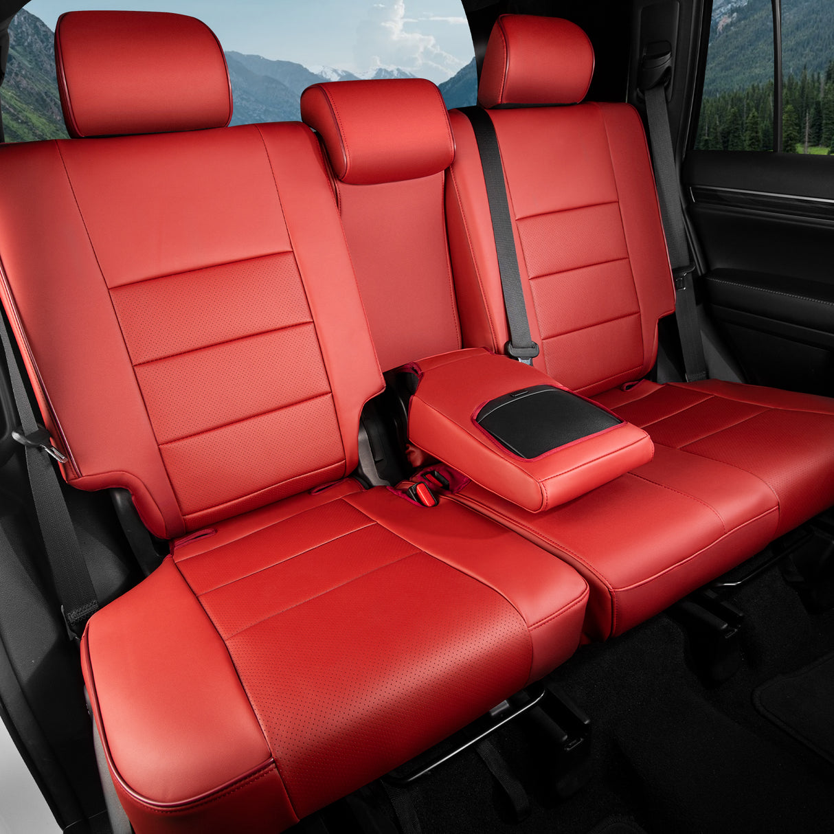 Mitsubishi Outlander leather car seat covers custom fit