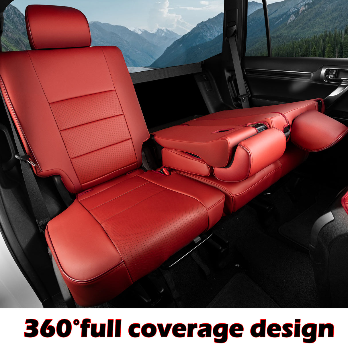 Mitsubishi Outlander leather car seat covers custom fit