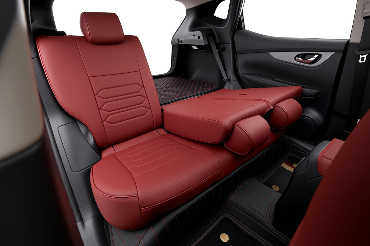 Nissan Rogue leather car seat covers custom fit interior upgrade