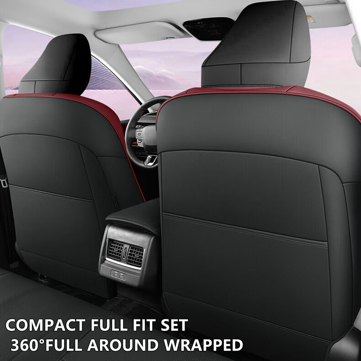 HKZ Toyota Camry leather car seat covers custom fit interior