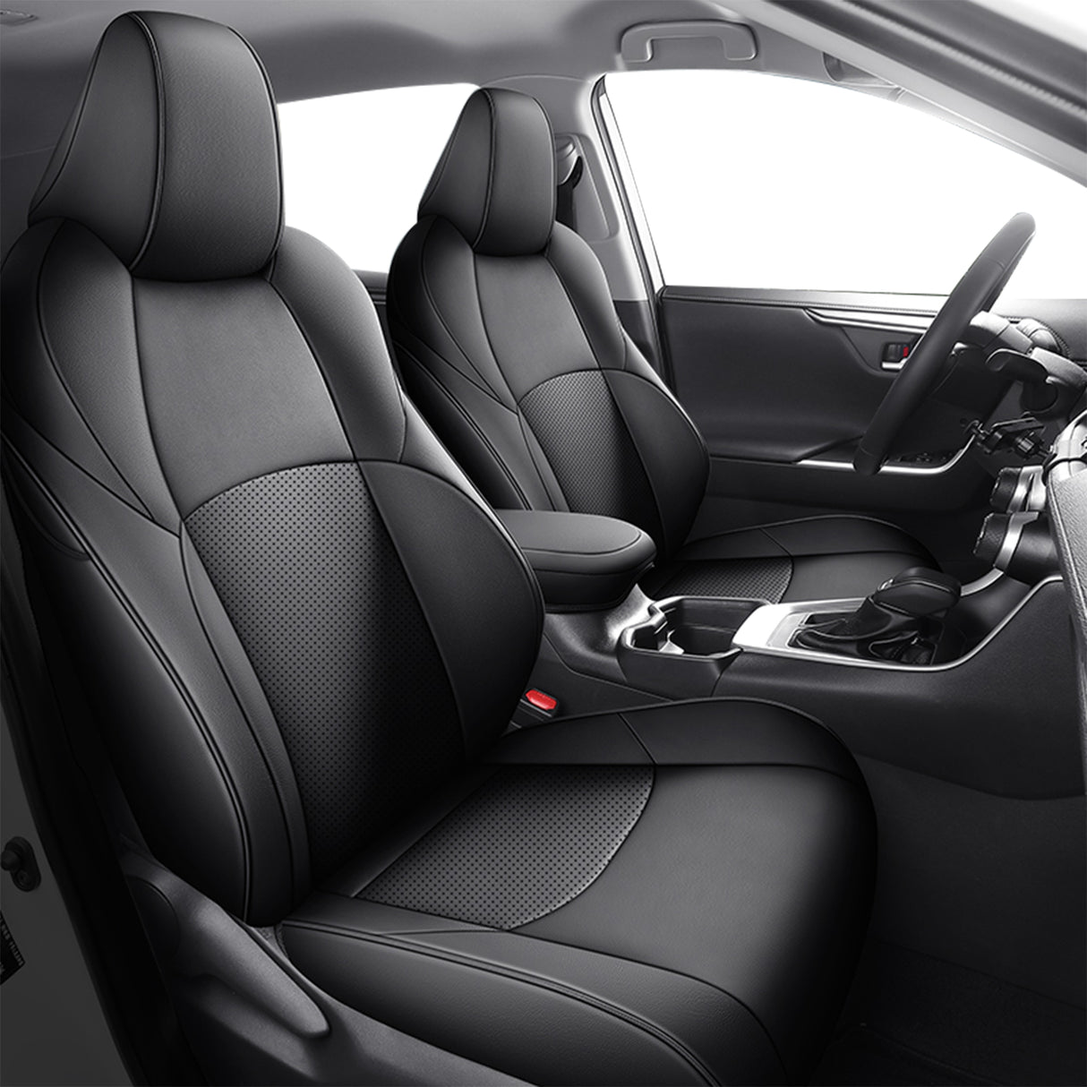 Toyota CHR leather seat covers custom fit by HKZAuto