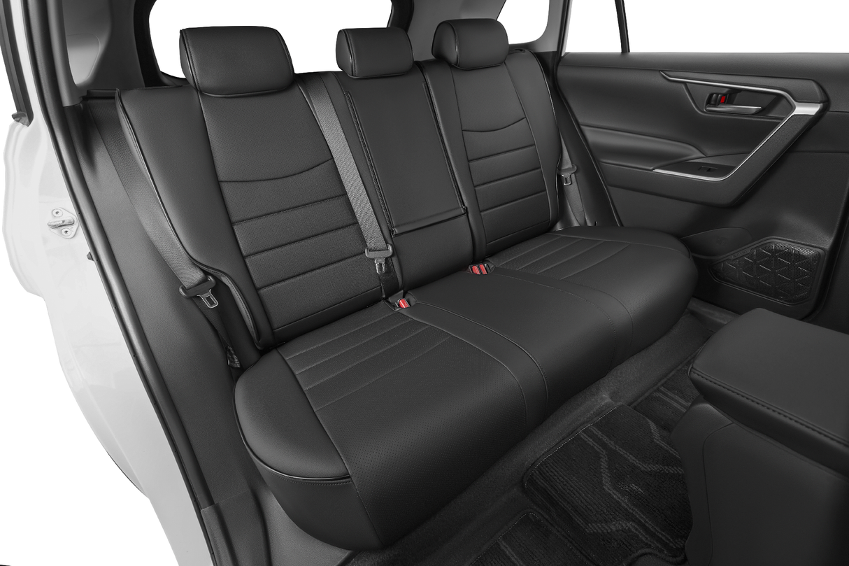 Custom leather seat covers for Toyota RAV4 car interior