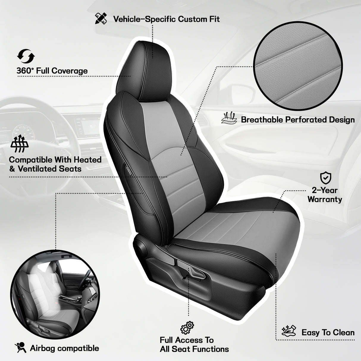 Toyota Venza Seat Covers | Custom-Fit | HKZAuto