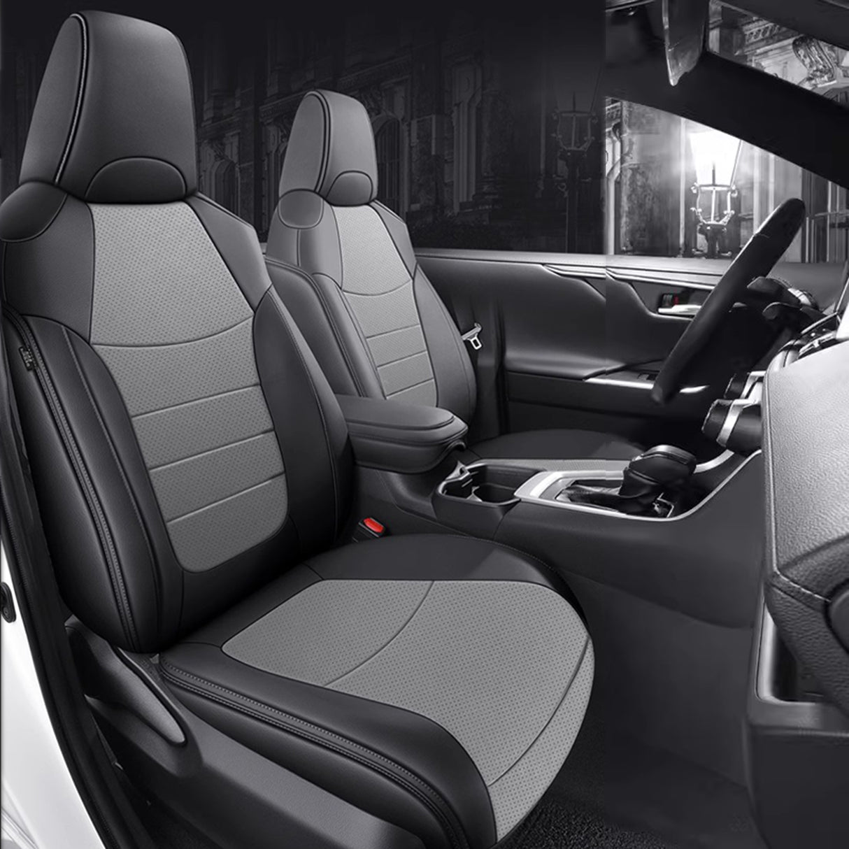 HKZ Customized Seat Covers for Toyota Corolla（Front Row-Only）