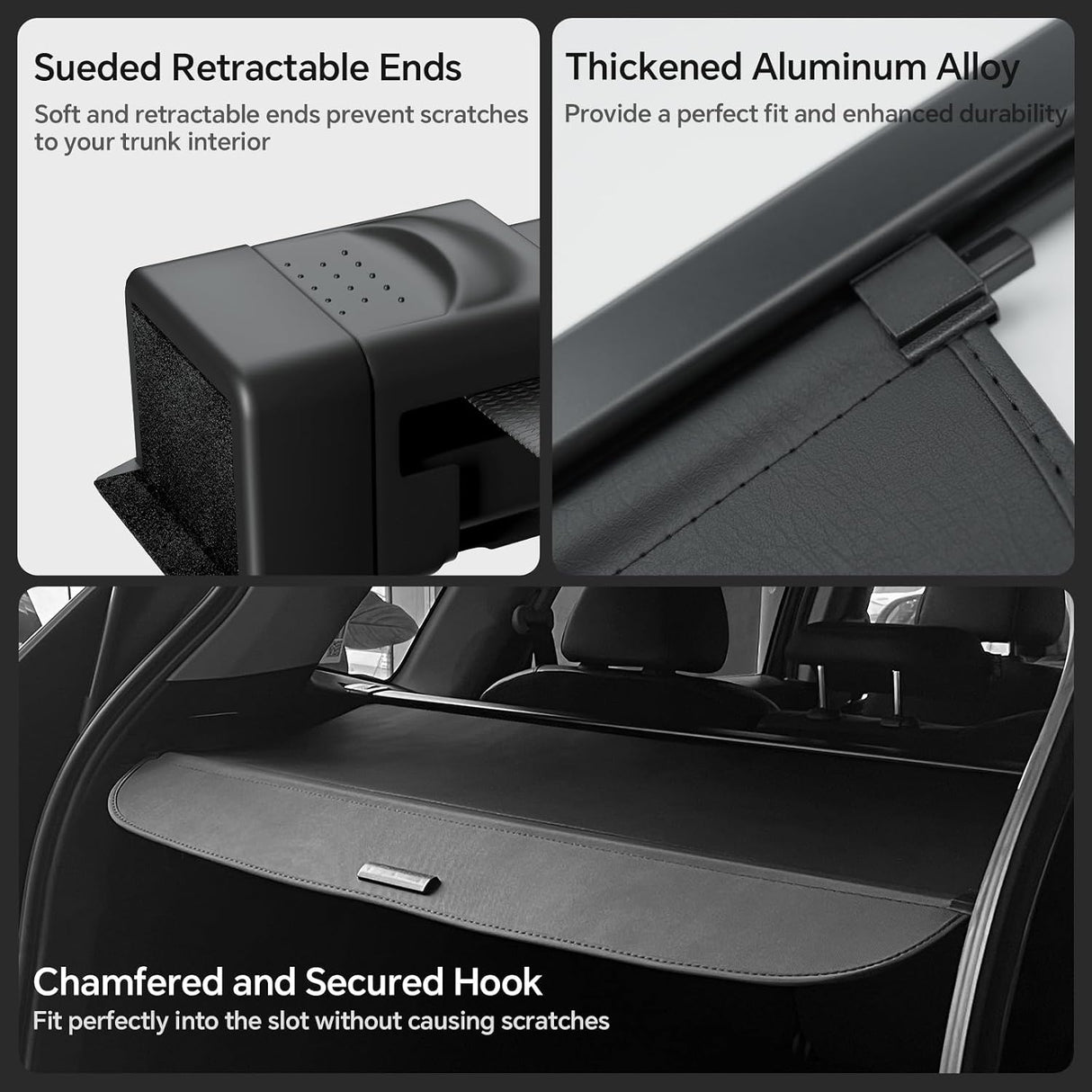 Honda CR-V Retractable Cargo Cover (2023-2026) - Rear Trunk Security Shade丨HKZAuto