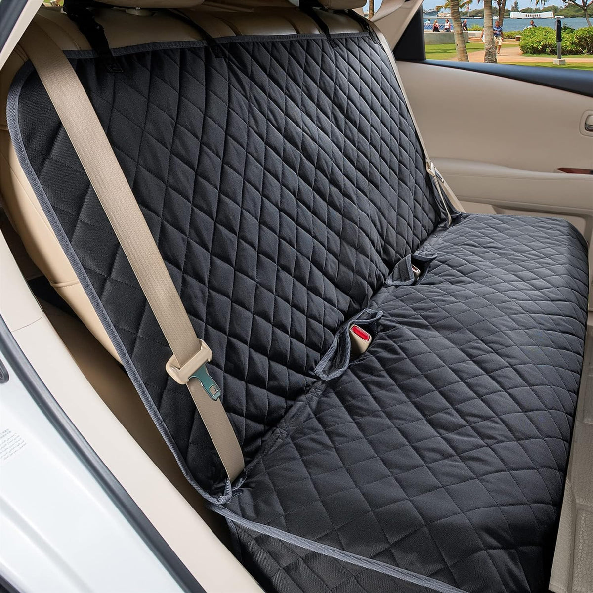 Waterproof Dog Car Seat Cover, Nonslip Back Seat Cover for Cars, Trucks & SUVs