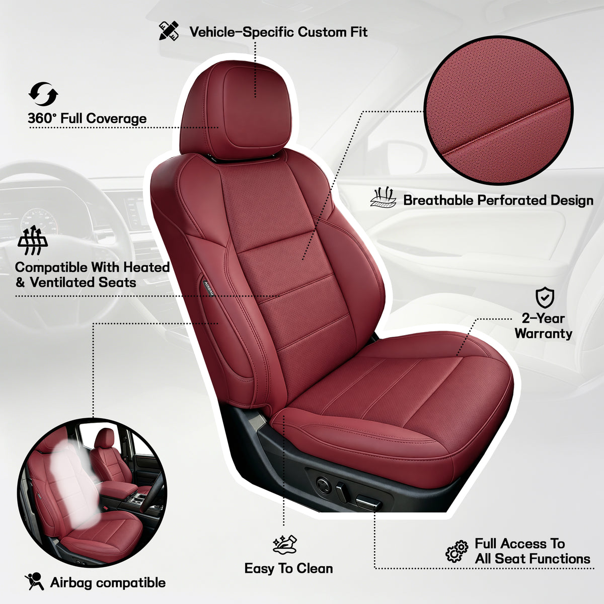Toyota Tacoma Seat Covers | Custom-Fit | HKZAuto