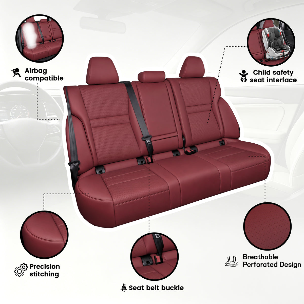 Nissan Rogue Seat Covers | Custom-Fit | HKZAuto