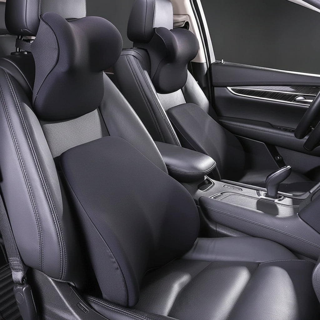 2026 Car Neck Pillow&Lumbar Support Pillow | Custom-Fit | HKZAuto