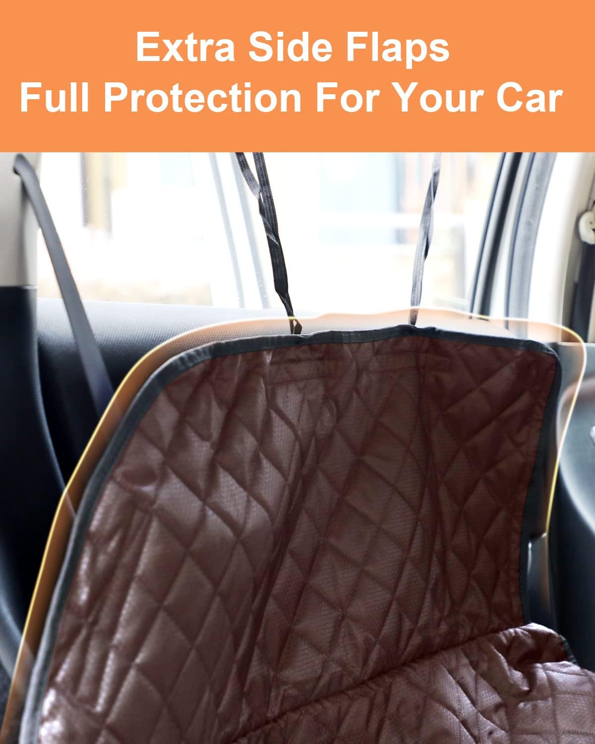 SUV Cargo Liner for Dogs, Trunk Cover with Bumper Flap Protector