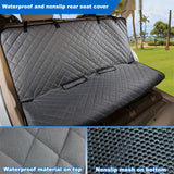 Waterproof Dog Car Seat Cover, Nonslip Back Seat Cover for Cars, Trucks & SUVs