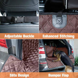 SUV Cargo Liner for Dogs, Trunk Cover with Bumper Flap Protector