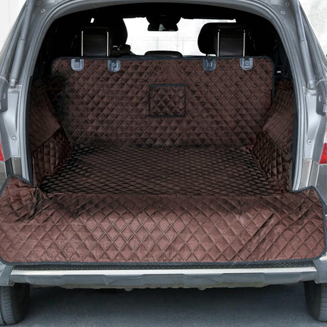 SUV Cargo Liner for Dogs, Trunk Cover with Bumper Flap Protector