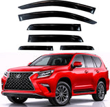 Lexus GX 460 Out-Channel Window Visors (2010-2023) - 6-Piece Rain Guards & Wind Deflectors丨HKZAUTO