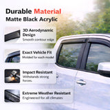 Lexus GX 460 Out-Channel Window Visors (2010-2023) - 6-Piece Rain Guards & Wind Deflectors丨HKZAUTO