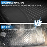 Toyota RAV4 Gas TPE All-Weather Floor Mats (2019-2025) - 1st & 2nd Row Custom Liners丨HKZAUTO