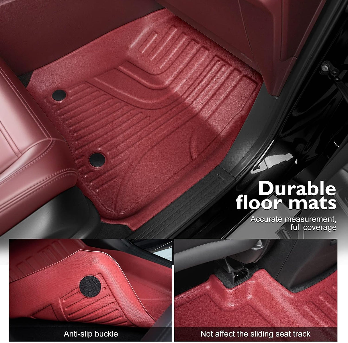 Custom-Fit TPE All-Weather Floor Mats for Honda Civic(2016-2026) | HKZ Auto