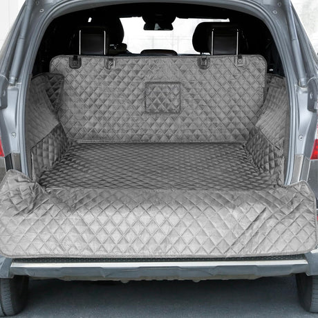 SUV Cargo Liner for Dogs, Trunk Cover with Bumper Flap Protector