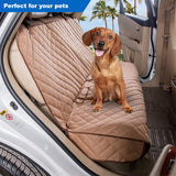 Waterproof Dog Car Seat Cover, Nonslip Back Seat Cover for Cars, Trucks & SUVs