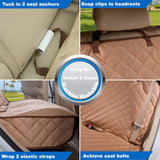 Waterproof Dog Car Seat Cover, Nonslip Back Seat Cover for Cars, Trucks & SUVs