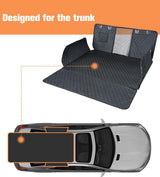 SUV Cargo Liner for Dogs, Trunk Cover with Bumper Flap Protector