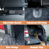 SUV Cargo Liner for Dogs, Trunk Cover with Bumper Flap Protector