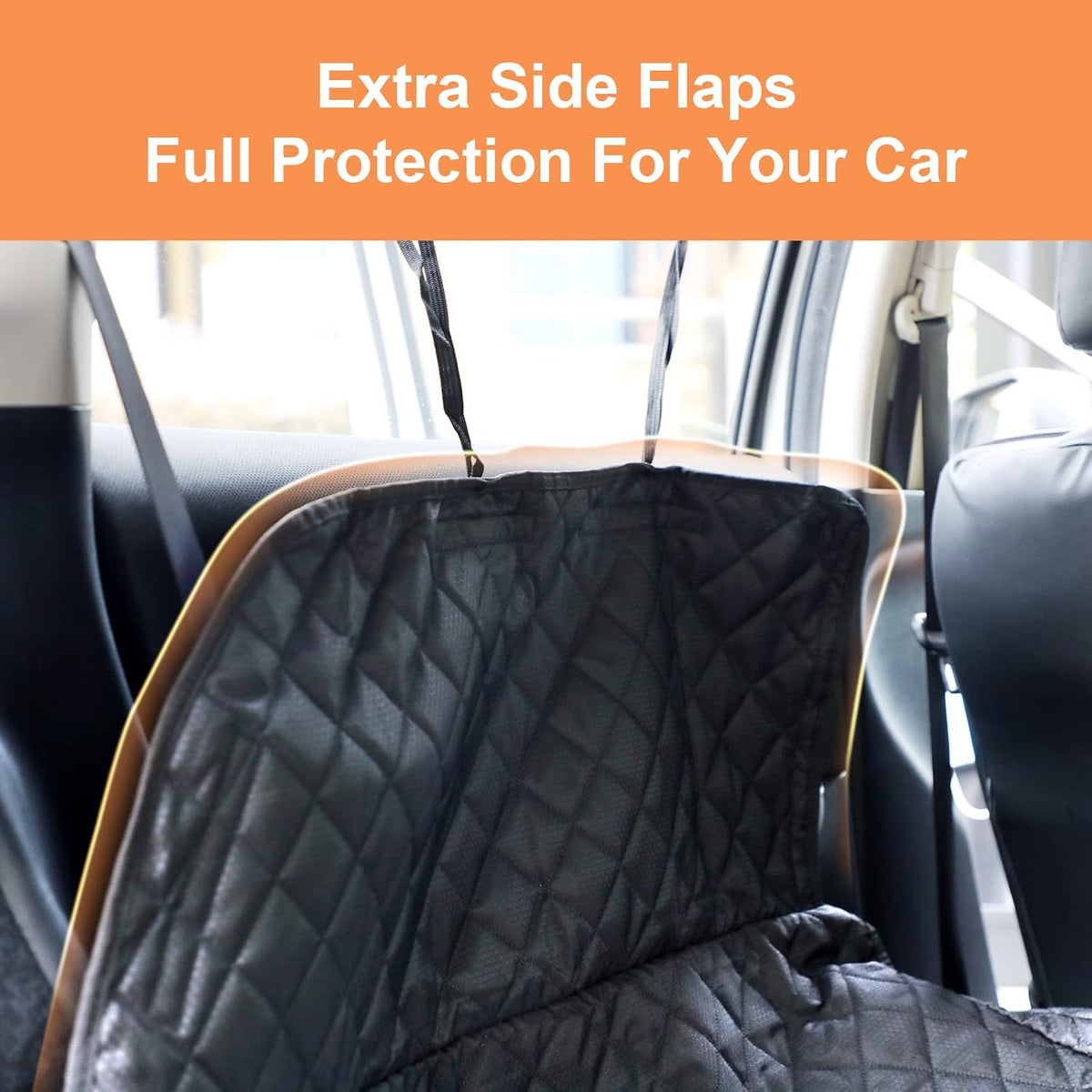 SUV Cargo Liner for Dogs, Trunk Cover with Bumper Flap Protector