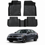 Honda Civic(2016-2026)Custom-Fit TPE All-Weather Floor Mats | HKZ Auto
