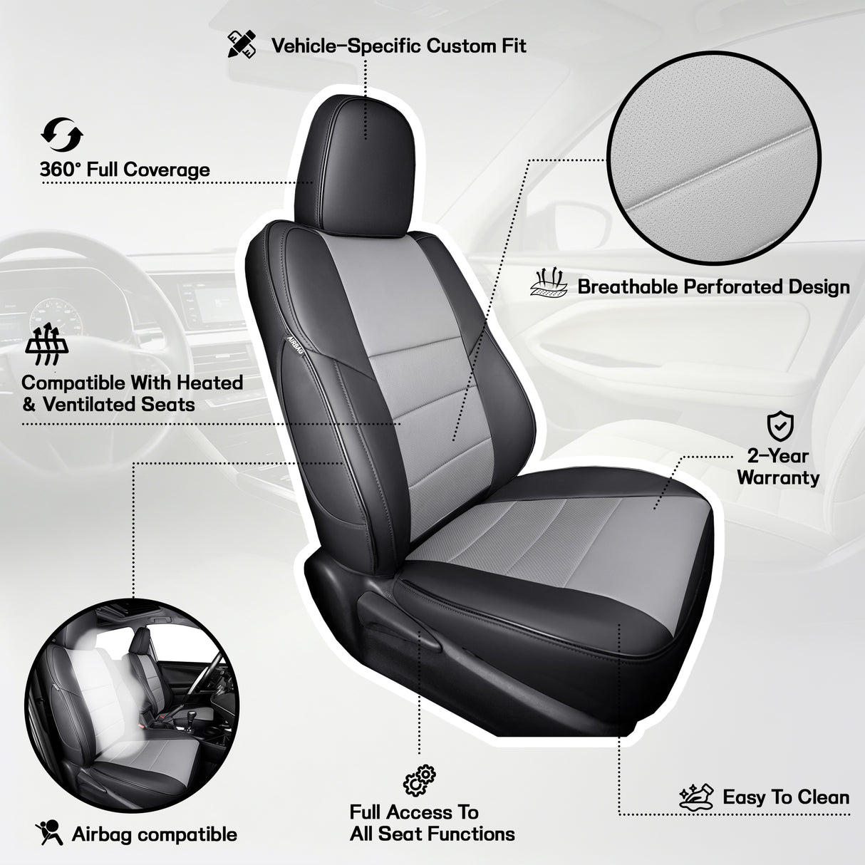 Toyota RAV4 Seat Covers | Custom-Fit | HKZAuto