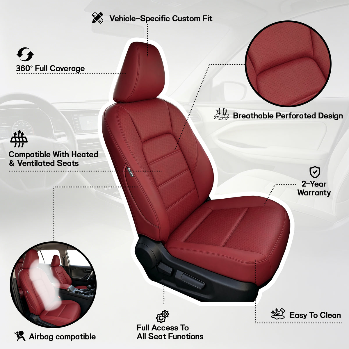 Toyota RAV4 Seat Covers | Custom-Fit | HKZAuto