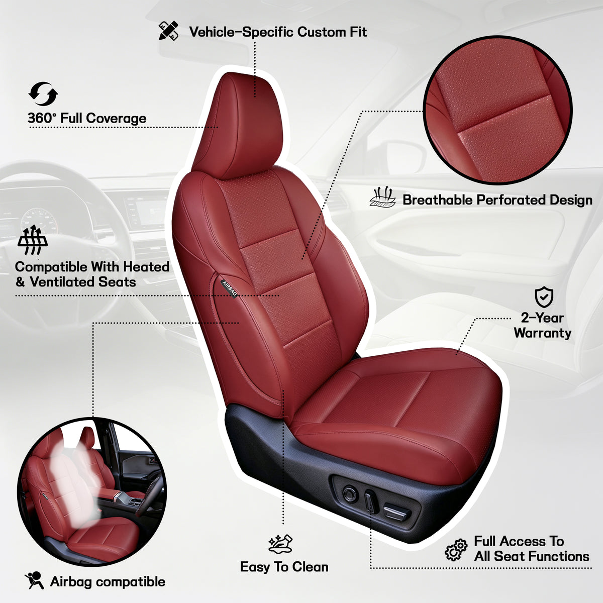 Toyota RAV4 Seat Covers | Custom-Fit | HKZAuto